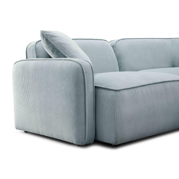 Tov L69187 Travie Sea Foam Performance Corduroy Velvet Modular Loveseat 5