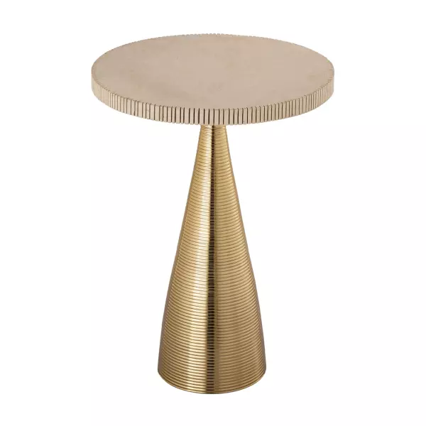 TOV-OC18353 Celeste Ribbed Side Table
