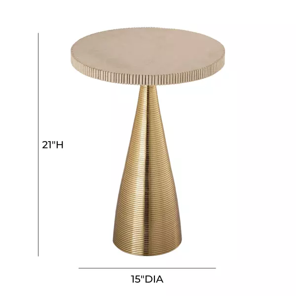 Tov Oc18353 Celeste Ribbed Side Table 7