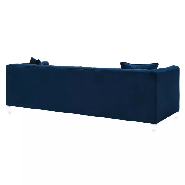 Tov S85 Bea Navy Velvet Sofa 3
