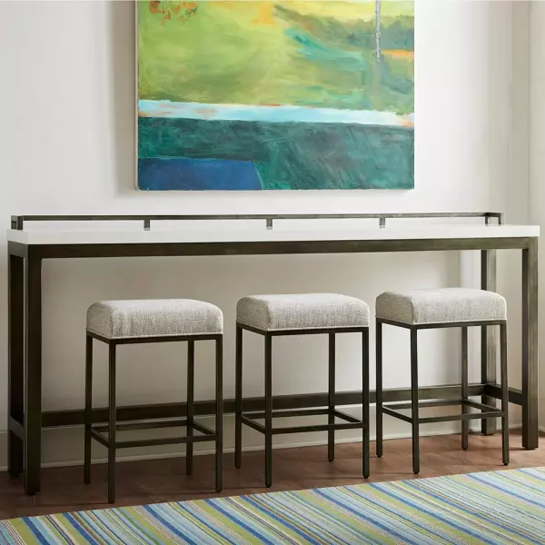 915X803 Essence Console Table and Stools