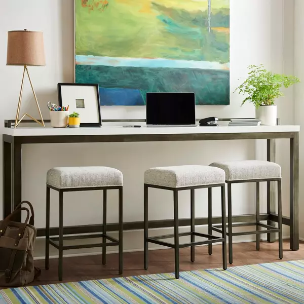 915x803 Essence Console Table W Stools 3