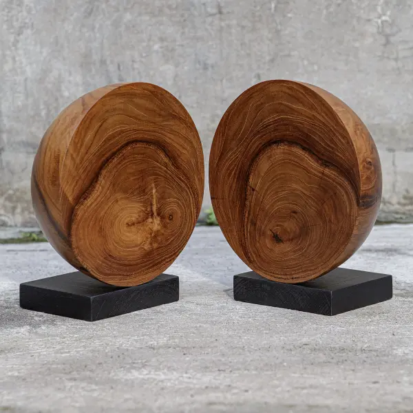 17128 Uttermost Teak And Noir Bookends Set Of 2 4