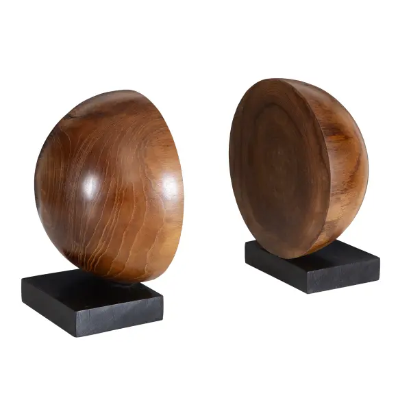 17128 Uttermost Teak And Noir Bookends Set Of 2 5