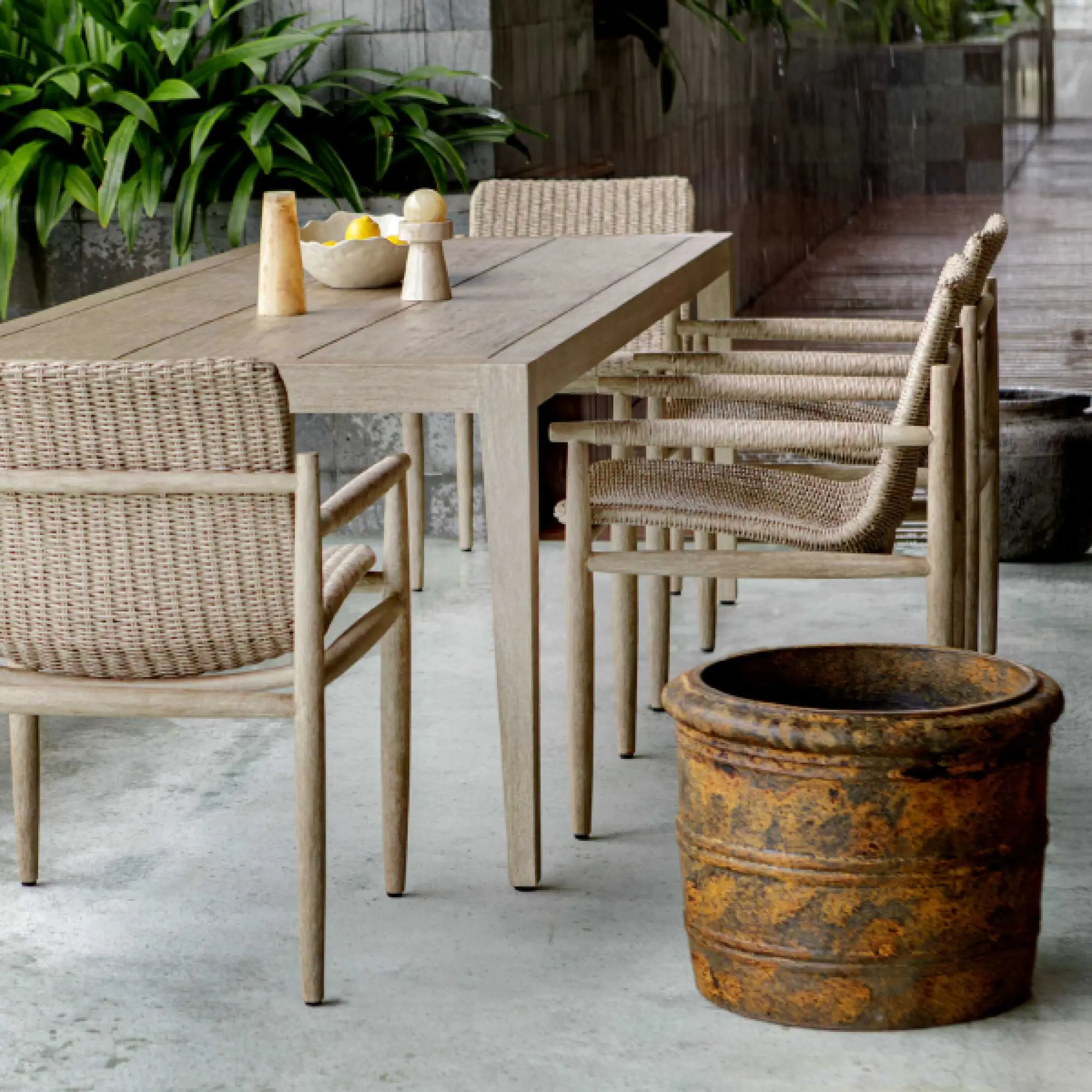 17139 Uttermost Weathered Relic Rustic Outdoor Planter 3