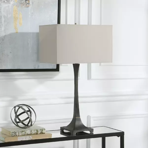 30139 Uttermost Reydan Tapered Iron Table Lamp 2