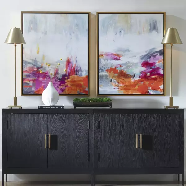 32296 Uttermost Color Theory Framed Canvases Set/2