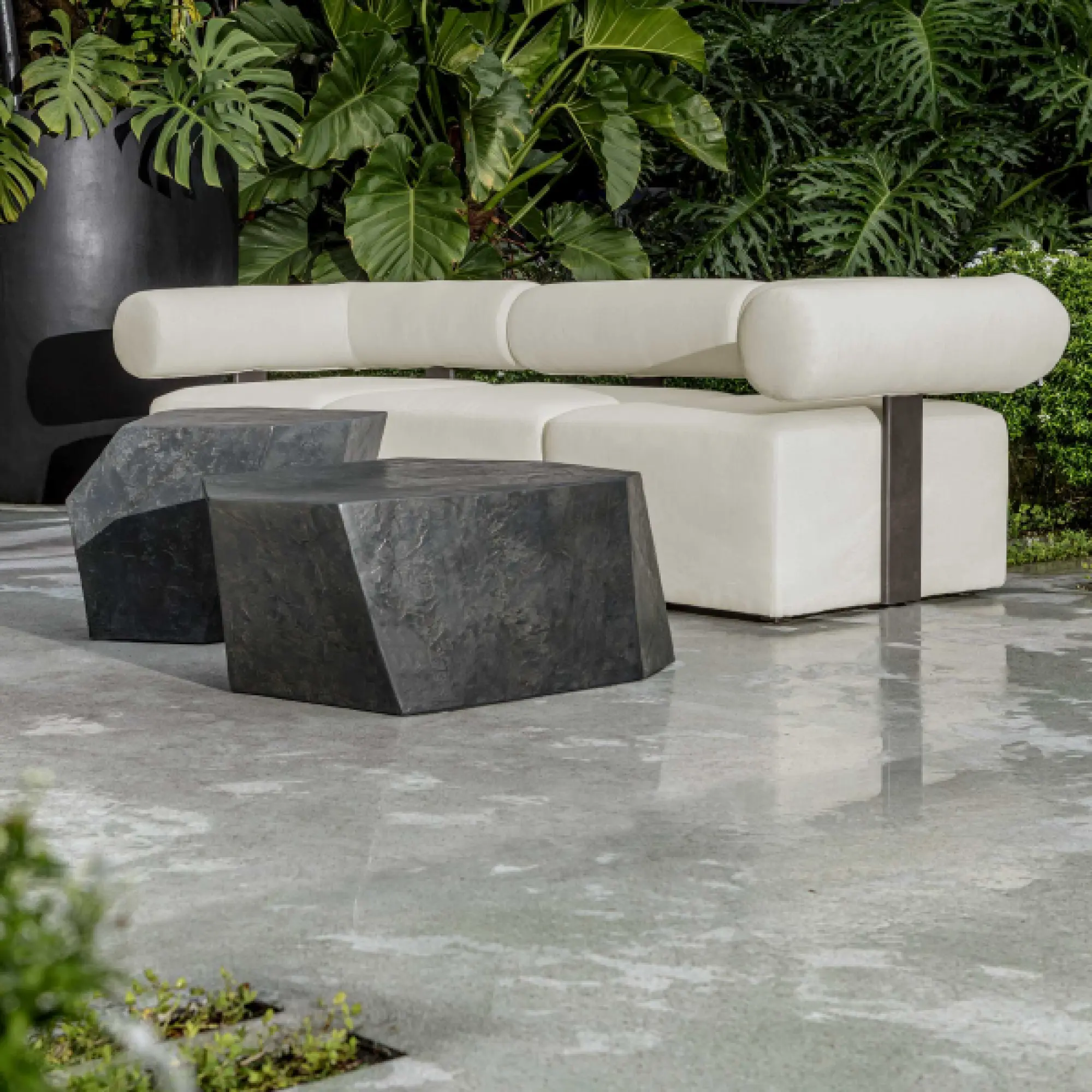 50145 Uttermost Parra Slate Outdoor Coffee Table 4