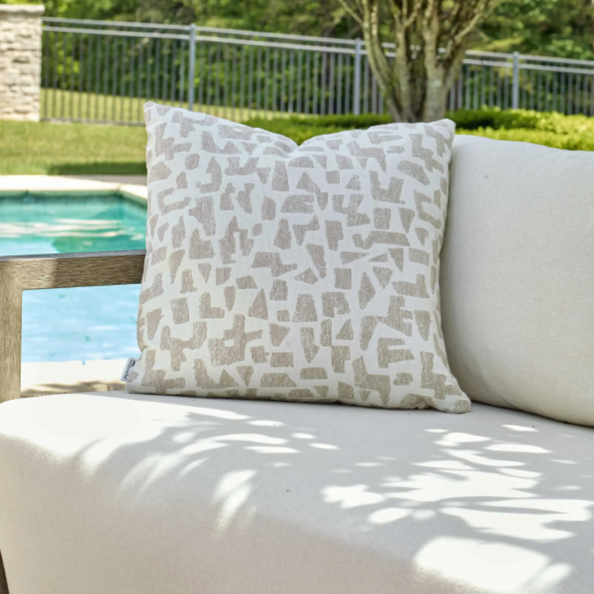 64061 Uttermost Scatter Abstract Outdoor Pillow