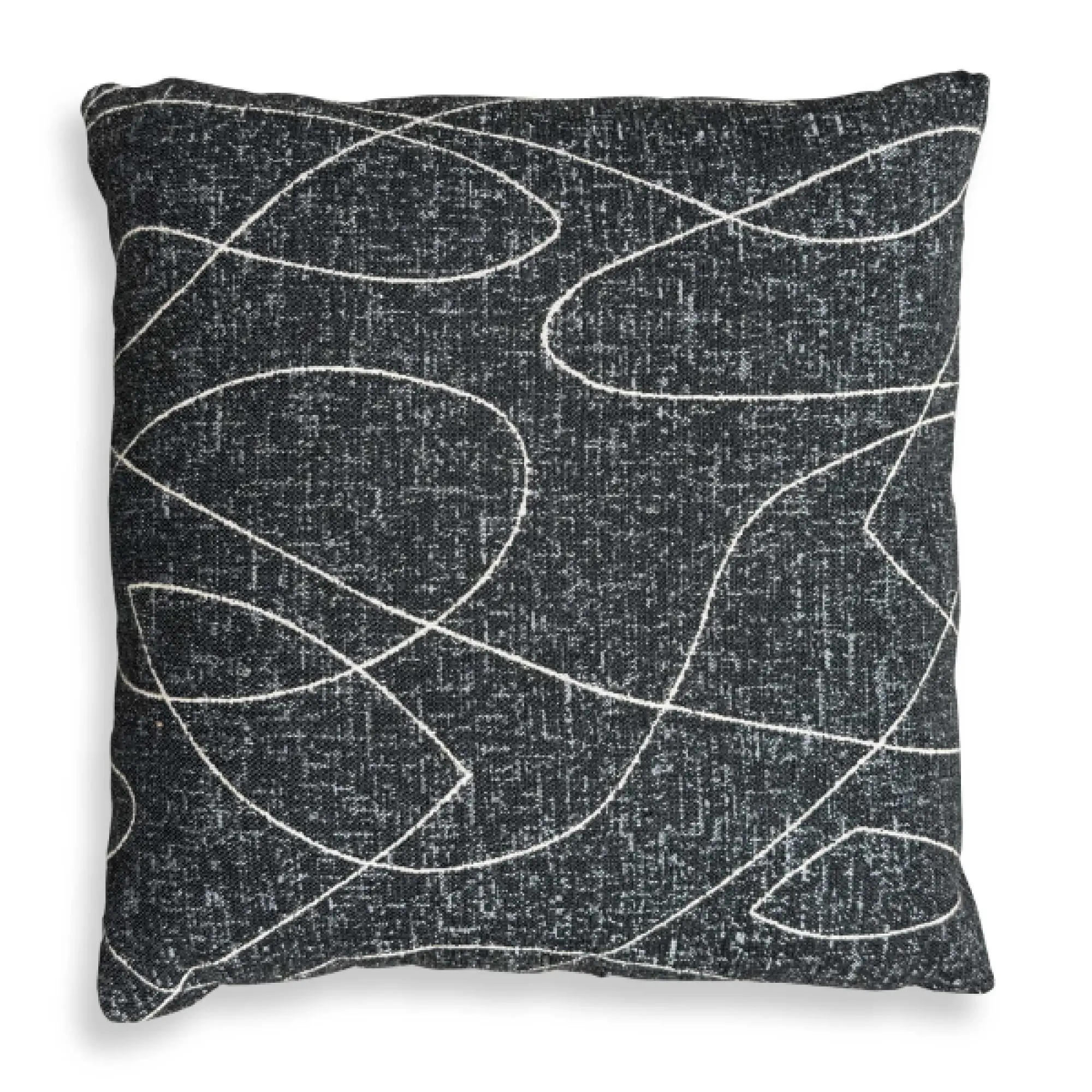 64063 Uttermost Loopy Loop Outdoor Onyx Pillow