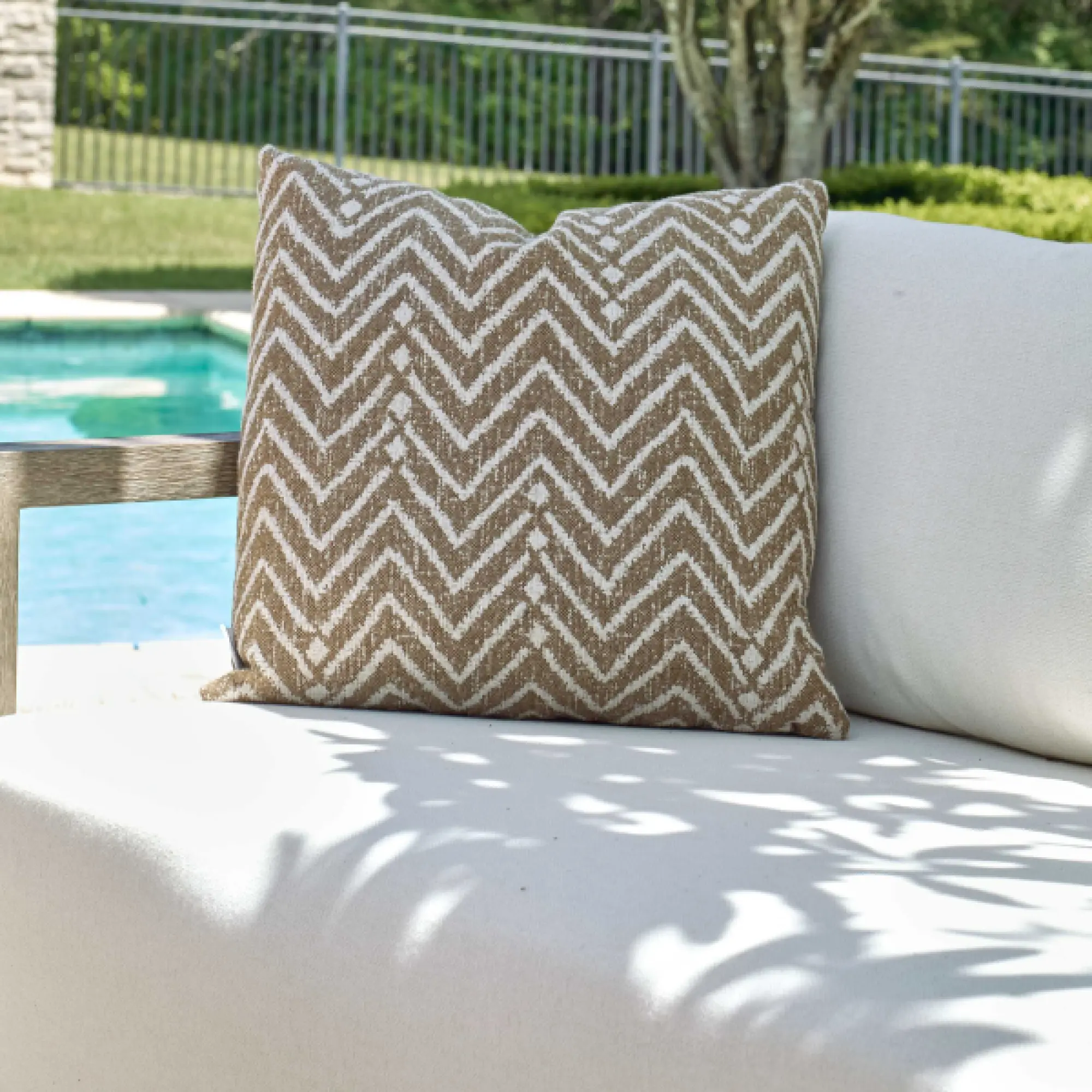 64064 Uttermost Argo Toffee Outdoor Pillow