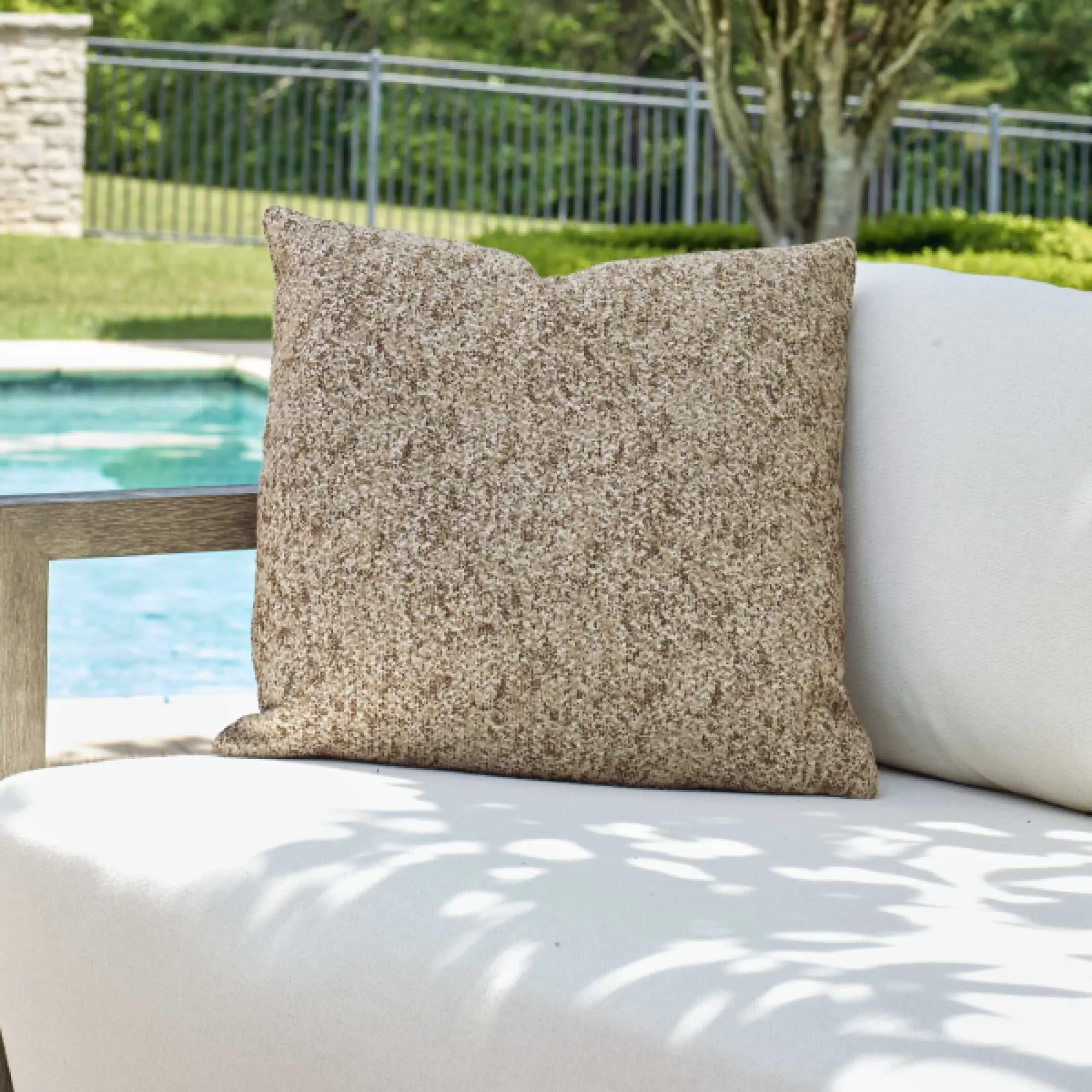 64071 Uttermost Alternative Taupe Outdoor Pillow