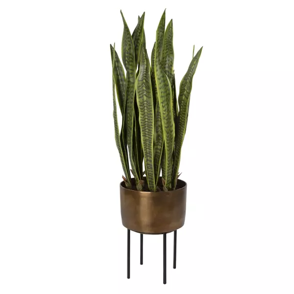 60185 Uttermost Fasita Brass Planter 2 Cartons