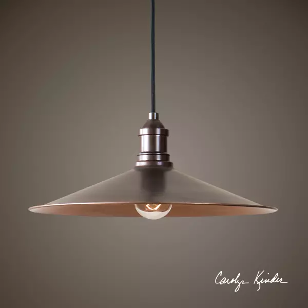 22051 Uttermost Barnstead 1 Light Copper Pendant