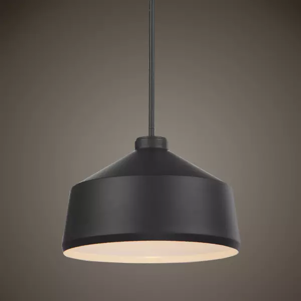 22179 Uttermost Holgate 1 Light Black Pendant