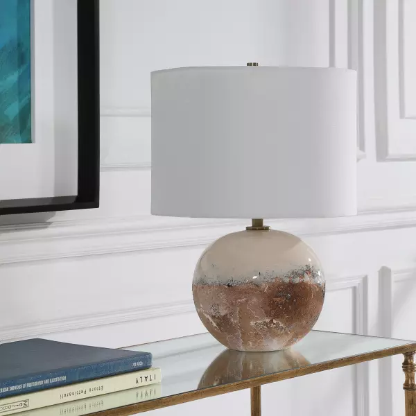 28440-1 Uttermost Durango Terracotta Accent Lamp