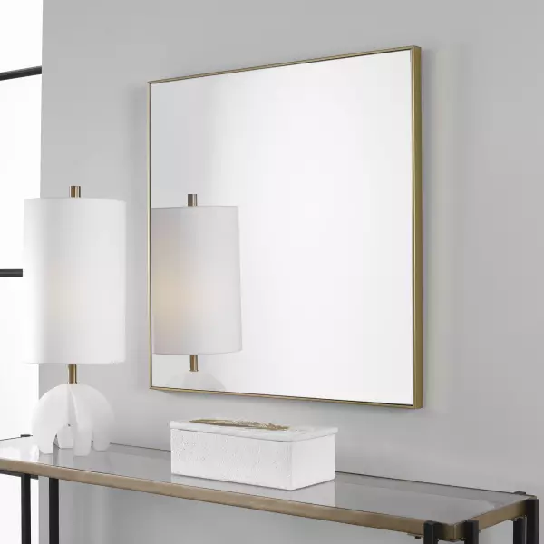 09715 Uttermost Alexo Gold Square Mirror