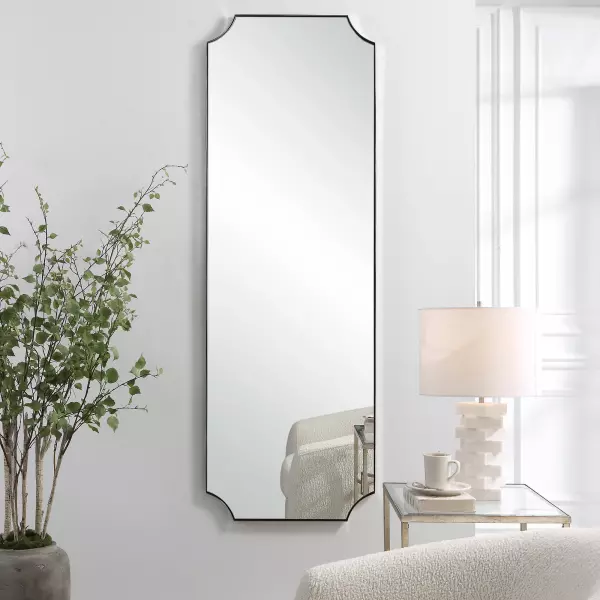 09893 Uttermost Lennox Nickel Tall Mirror