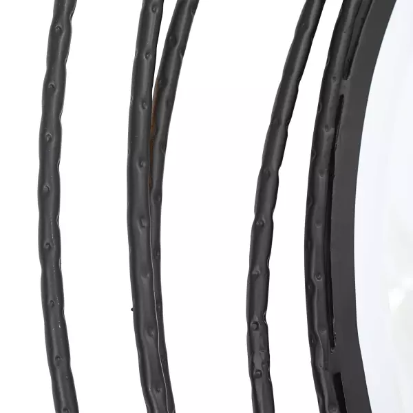 Uttermost 09704 Whirlwind Black Round Mirror 5