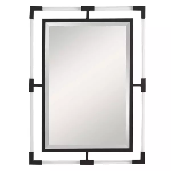 Uttermost 09713 Balkan Black Iron Mirror 2