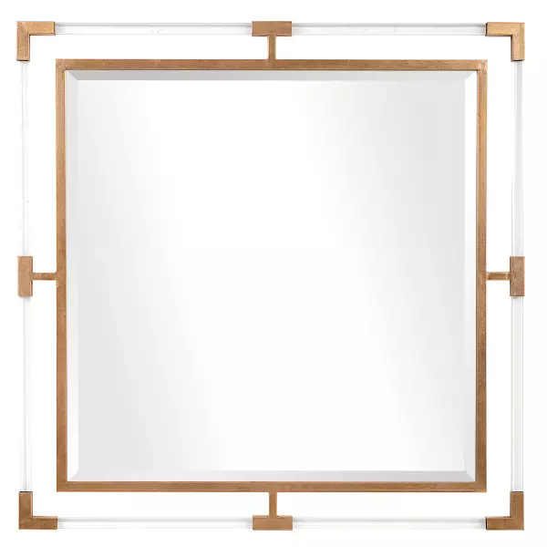 Uttermost 09714 Balkan Golden Square Mirror 2