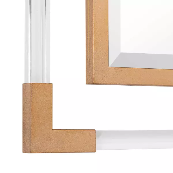 Uttermost 09714 Balkan Golden Square Mirror 5