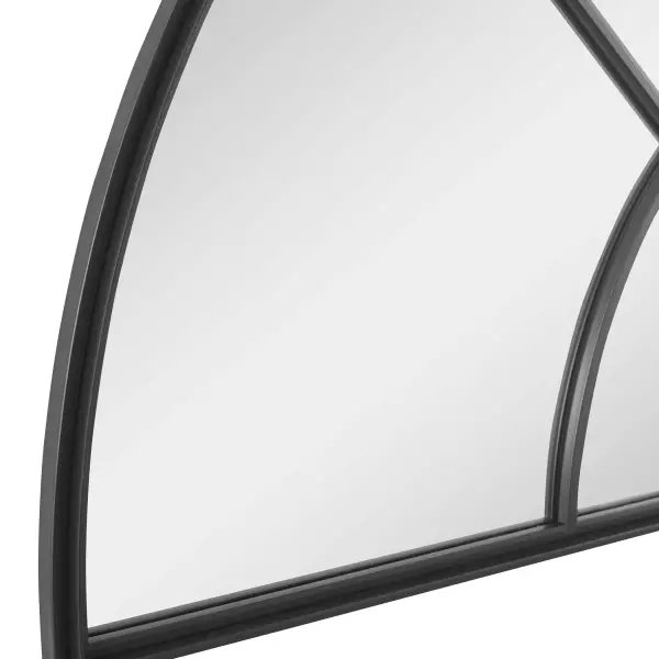 Uttermost 09733 Rousseau Iron Window Arch Mirror 6